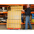 Logistics warehouse nestable steel rolling luggage cart